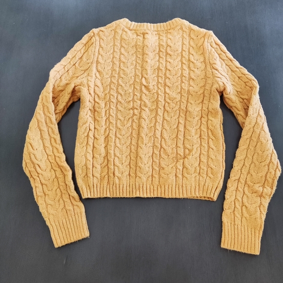 American Eagle Cable Knit Crew Neck Sweater Size S - Picture 5 of 6